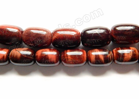 Red Tiger Eye AA  -  Smooth Drums  16"