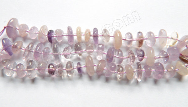 Natural Amatrine   -  Center Drilled Saucer Nugget w/ Spacers 15"