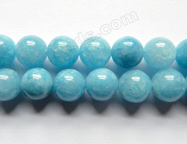 Deep Blue Apatite Quartz  -  Smooth Round  15"