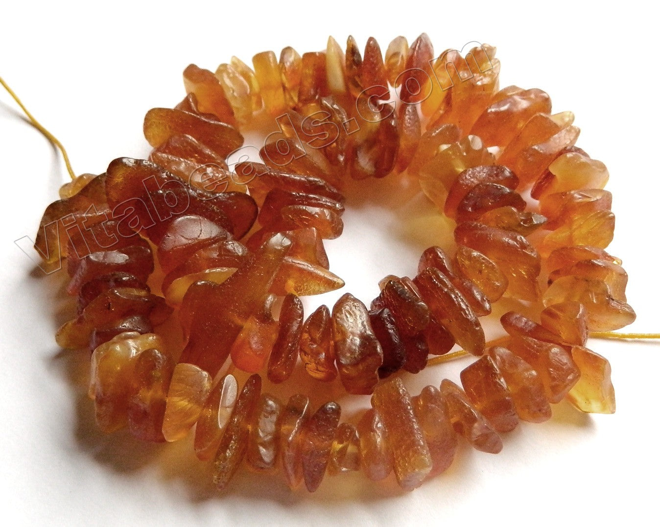 Natural Amber AAA  -  Center Drilled Chip Saucer  15"