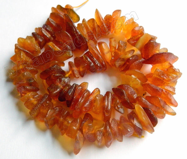 Natural Amber AAA  -  Center Drilled Chip Saucer  15"