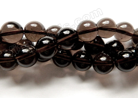 Smoky Quartz (Dark) - Smooth Round 15"