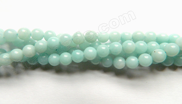 Amazonite A - Smooth Round  16"