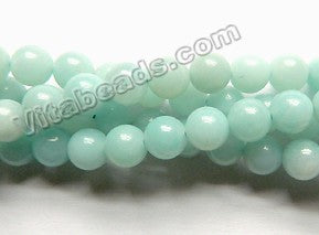 Amazonite A - Smooth Round  16"