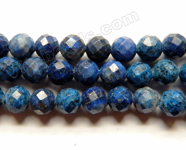 Lapis Lazuli A -  84 Sharp Cut Faceted Round  14.5"