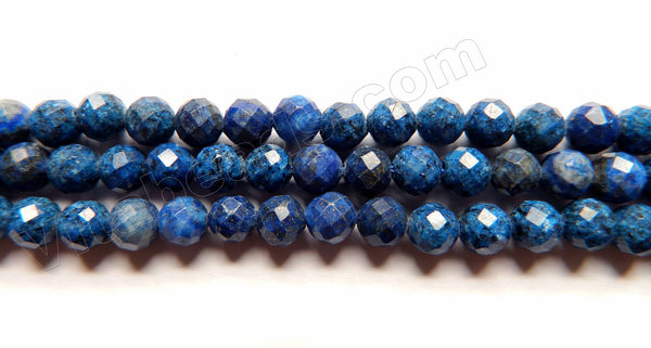 Lapis Lazuli A -  84 Sharp Cut Faceted Round  14.5"