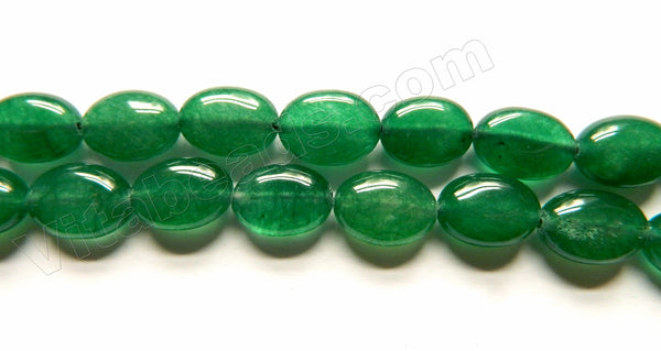 Emerald Green Jade  -  Puff Oval  15"