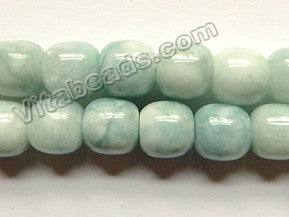 Aquamarine Jade  -  Smooth Round Drum  15"