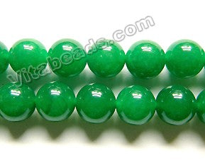 Bright Green Jade  -  Smooth Round  15"