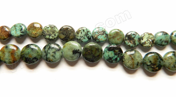 Africa Turquoise - Puff Coins  15.5"