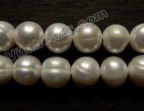 Fresh Water Pearl A -  White Potato 14"