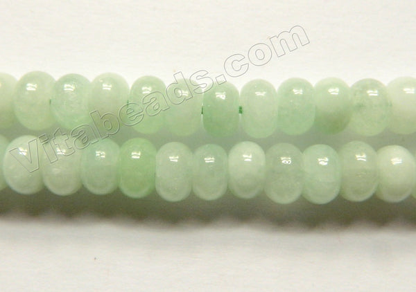 Light Green Hemimorphite Mashan Jade  -  Smooth Rondel  15"