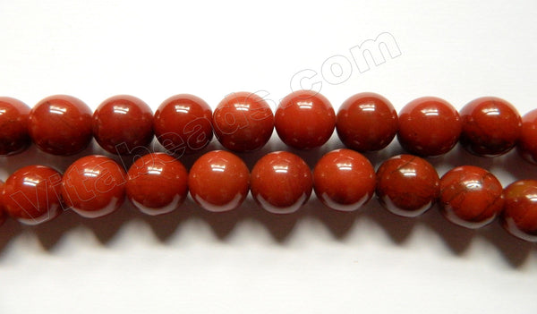 Red Jasper A  -  Big Smooth Round  15"