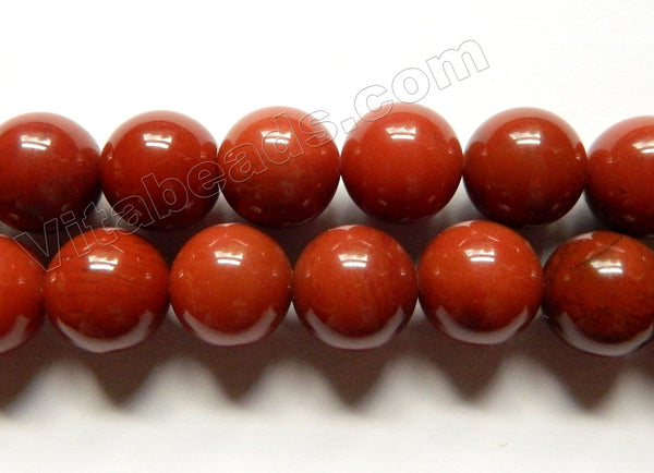 Red Jasper A  -  Big Smooth Round  15"
