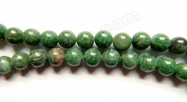 Africa Jade Natural B  -  Smooth Round  15"