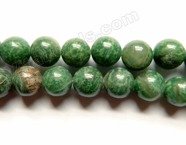Africa Jade Natural B  -  Smooth Round  15"