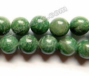 Africa Jade Natural B  -  Smooth Round  15"