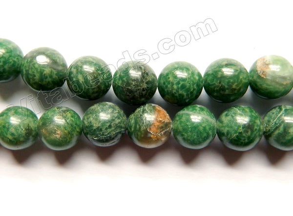 Africa Jade Natural B  -  Smooth Round  15"