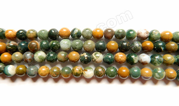 New Ocean Jasper  -  Smooth Round  15"
