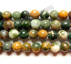 New Ocean Jasper  -  Smooth Round  15"