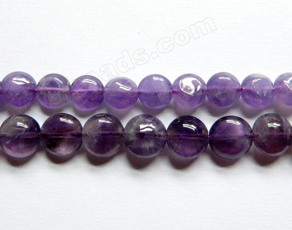 Amethyst A  -  Puff Coin  15"