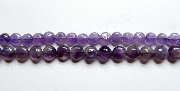 Amethyst A  -  Puff Coin  15"
