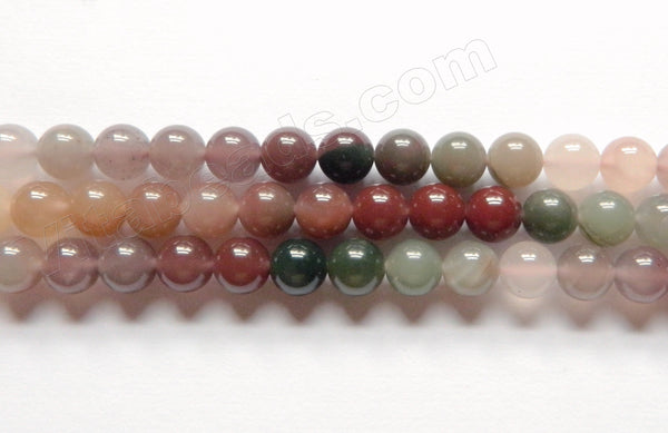 YanYuan Ombre Agate  -  Smooth Round 16"