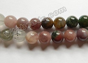 B YanYuan Ombre Agate  -  Smooth Round 16"