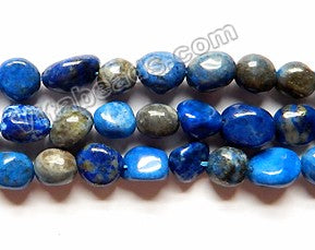 Natural Lapis Lazuli AAA -  Small Tumble Nuggets  15"