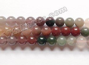 YanYuan Ombre Agate  -  Smooth Round 16"