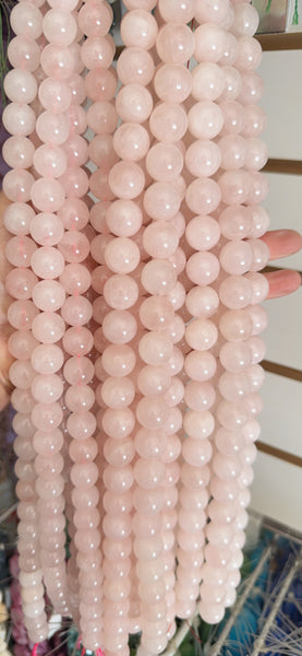 Rose Quartz  -  Big Smooth Round  16"