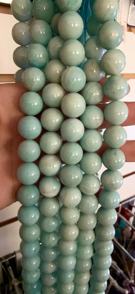 Amazonite A - Big Smooth Round  16"
