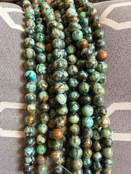 Africa Turquoise Light  -  Smooth Round 16"