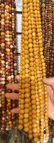 Mookite A  -  Smooth Round Beads  15"
