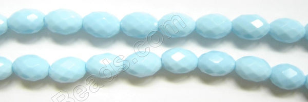 Faceted Eggs - 042 Amazonite Qtz  16"