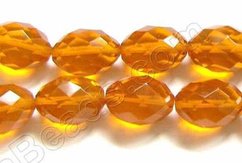 Faceted Eggs - 006 Orange Crystal  16"