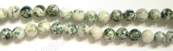 Tree Agate A - Smooth Round  16"