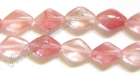 Cherry Quartz - Puff Diamond  16"