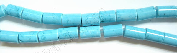 Stablelized Blue Turquoise - Round Tubes 16"