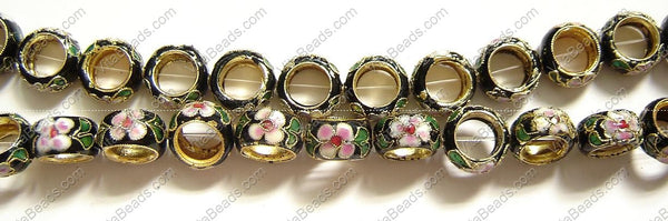 Cloisonne Beads - 15mm Tire, Donut