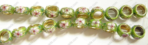 Cloisonne Beads - 15mm Tire, Donut