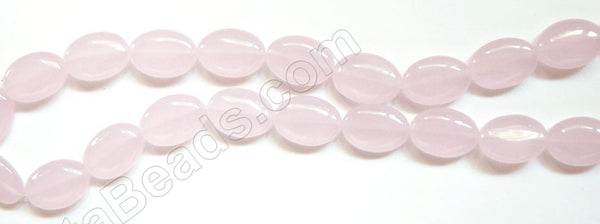 Pink Chalcedony Qtz  -  Puff Ovals   16"