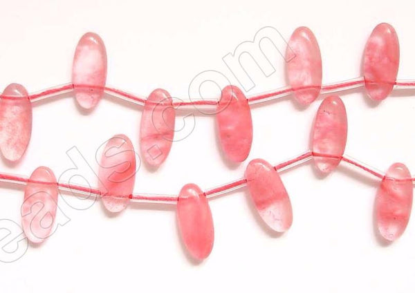 Cherry Quartz  - Head Long Oval  16"