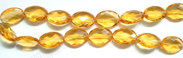 Faceted Oval  -  Citrine Crystal   16"