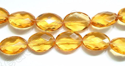 Faceted Oval  -  Citrine Crystal   16"