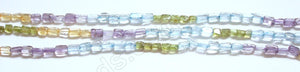 Multicolor Gems (4 Color)   -  Brick 14"    5 - 6 mm