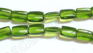 Puff Rectangle - Emerald Green Crystal  16"
