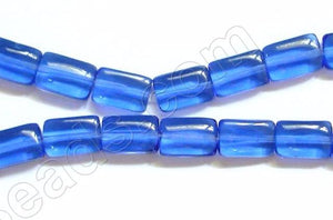 Puff Rectangle - Royal Blue Crystal   16"