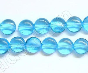 Puff Coin  -  Ocean Blue Crystal  16"