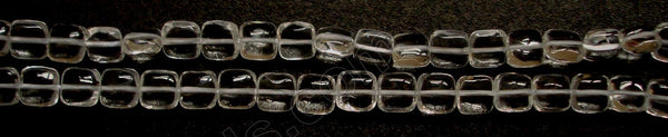 Rock Crystal AAA  -  Puff Squares  16"